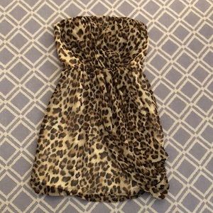 leopard mini dress - gossip girl collection